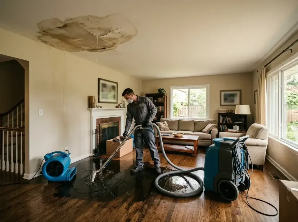 attic-pipe-burst-ceiling-drip-008 — frequently asked questions, Water Damage Restoration & Carpet Care in Greenville, IL